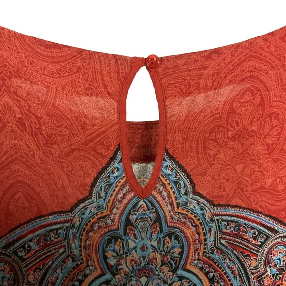 Anthropologie | Akemi + Kin Paisley Tunic Dress, Small - Picture 7 of 13